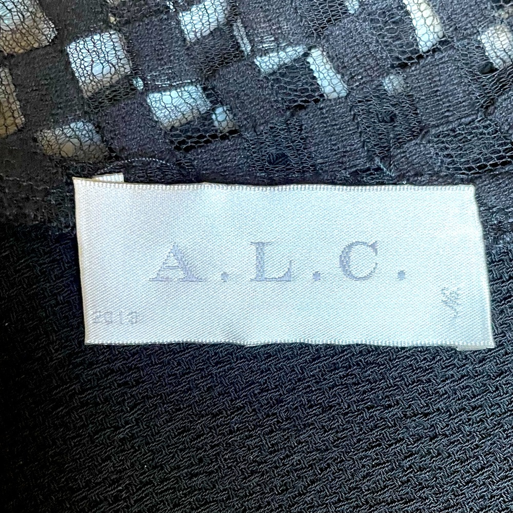 A.L.C. Black Sleeveless Top - Picture 7 of 8